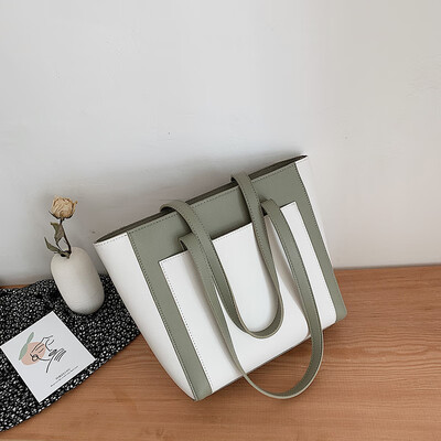 Chic minimalist bag fashion small fresh contrast Tote bag new 2019 minimalist womens portable shoulder bag
Chic minimalist bag fashion small fresh contrast Tote bag new 2019 minimalist womens portable shoulder bag