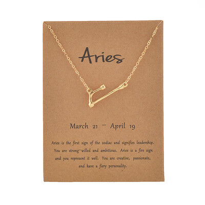 Brown Card Fashion Jewelry Zodiac Crystal Star Sign 12 constellation Pendant Necklace For Women
Brown Card Fashion Jewelry Zodiac Crystal Star Sign 12 constellation Pendant Necklace For Women