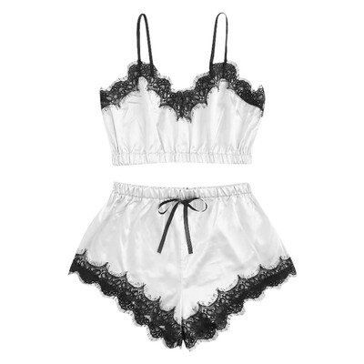 Toponeto Women Sleepwear Sleeveless Strap Nightwear Lace Trim Satin Cami Top Pajama Sets
Toponeto Women Sleepwear Sleeveless Strap Nightwear Lace Trim Satin Cami Top Pajama Sets