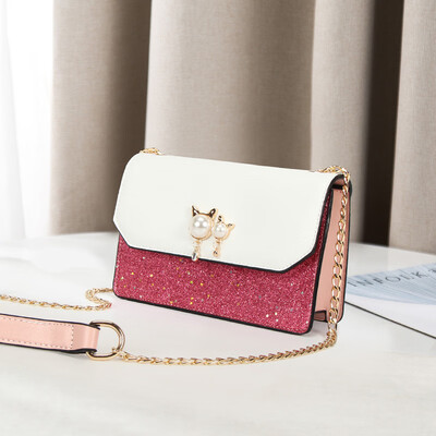 Summer summer chain bag on the Korean version of the student single shoulder inclined bag fashionable
Summer summer chain bag on the Korean version of the student single shoulder inclined bag fashionable