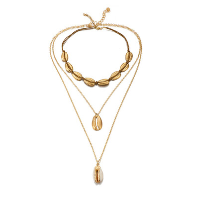HuaTang Gold Shell Bohemian Choker Necklace for Women Cowrie Pendant Layered Long Necklace Party Jewelry Collares B07303
HuaTang Gold Shell Bohemian Choker Necklace for Women Cowrie Pendant Layered Long Necklace Party Jewelry Collares B07303