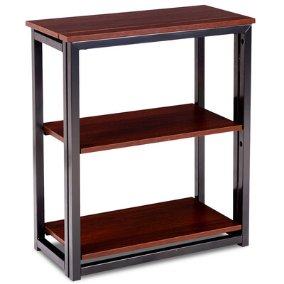 3 Tier Multifunctional Display Stand Folding Ladder Bookcase Shelf