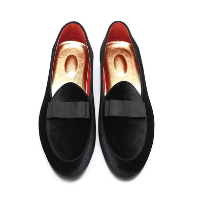 Leather shoes Korean version of the peas shoes personalized suede bow tide shoes male
Leather shoes Korean version of the peas shoes personalized suede bow tide shoes male