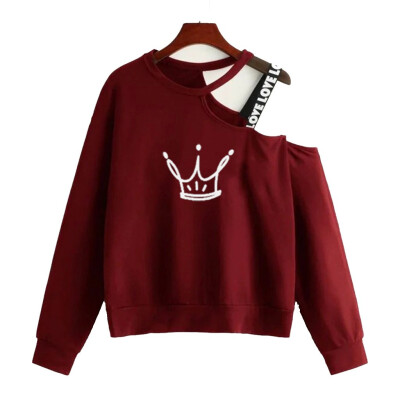 Tailored Fashion Women Long Sleeves Skew Collar Cartoon Print Blouse Loose Street T-shirt
Tailored Fashion Women Long Sleeves Skew Collar Cartoon Print Blouse Loose Street T-shirt