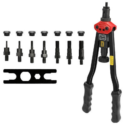 16in Labor-saving Hand Riveter BT-607 Manual Rivet Machine 400mm Riveting Tools with Nut Dies -3 -4 -5 -6 -8 -10 -12
16in Labor-saving Hand Riveter BT-607 Manual Rivet Machine 400mm Riveting Tools with Nut Dies -3 -4 -5 -6 -8 -10 -12