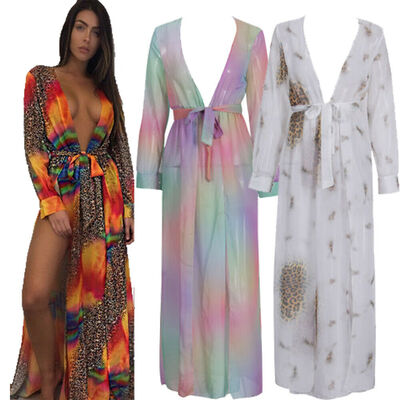 Women Leopard Print Bikini Cover Up Swimwear Beach Maxi Wrap Skirt Sarong Kimono Kaftan Dress
Women Leopard Print Bikini Cover Up Swimwear Beach Maxi Wrap Skirt Sarong Kimono Kaftan Dress