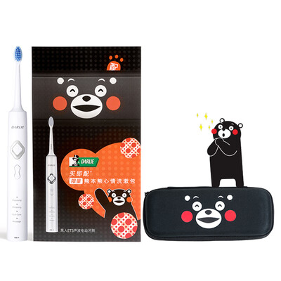 Black DARLIE ET3 Adult Sonic Electric Toothbrush SPA Whitening Brush Kumamoto Bear Limited Edition
Black DARLIE ET3 Adult Sonic Electric Toothbrush SPA Whitening Brush Kumamoto Bear Limited Edition