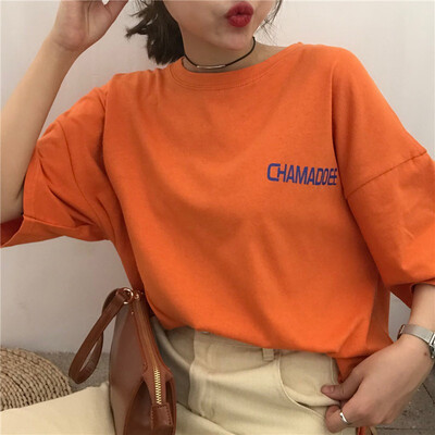 Womens crop tshirt tee shirt t-shirts casual sales outwear streetwear summer Round Neck Letter Print Half
Womens crop tshirt tee shirt t-shirts casual sales outwear streetwear summer Round Neck Letter Print Half