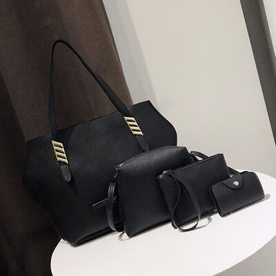 2018 New Style Fashion 4 Pieces Set Women Lady PU Leather Shoulder Bag Handbag Satchel Clutch Composite Bags
2018 New Style Fashion 4 Pieces Set Women Lady PU Leather Shoulder Bag Handbag Satchel Clutch Composite Bags