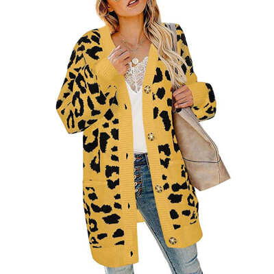 〖Follure〗Fashion Women Knitted Leopard Print Long Sleeve Cardigan T-shirt Sweater Coat
〖Follure〗Fashion Women Knitted Leopard Print Long Sleeve Cardigan T-shirt Sweater Coat