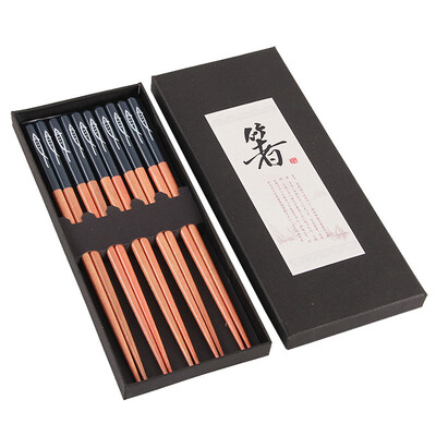 Toponeto Wooden Chopsticks Set Manual Household Pointed Chopsticks 5 Double Gift 23cm
Toponeto Wooden Chopsticks Set Manual Household Pointed Chopsticks 5 Double Gift 23cm