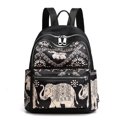 Ethnic printed backpack Korean version of Oxford small backpack nylon Joker canvas backpack
Ethnic printed backpack Korean version of Oxford small backpack nylon Joker canvas backpack