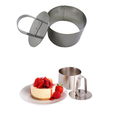 DIY Baking Tools Cake Mold Retractable Stainless Steel Circle Mousse Ring Baking Tool Set Bakeware
DIY Baking Tools Cake Mold Retractable Stainless Steel Circle Mousse Ring Baking Tool Set Bakeware