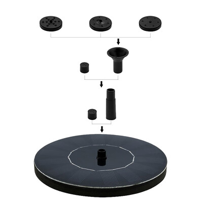 Outdoor Solar Powered Bath Water Fountain Pump Round Garden Pond Plastic Pool Gardening Tool
Outdoor Solar Powered Bath Water Fountain Pump Round Garden Pond Plastic Pool Gardening Tool