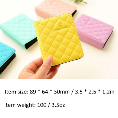 Standard 3in Centerfold Photo Album Card Bag PU 36 Pockets Albums Photos Storage Case Macaron Memory Souvenir
Standard 3in Centerfold Photo Album Card Bag PU 36 Pockets Albums Photos Storage Case Macaron Memory Souvenir