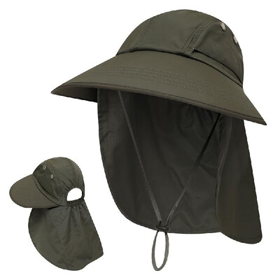 Sun Hat UV Protection Summer Cap Wide Brim For Camping Fishing Hiking Safari Mountaineering