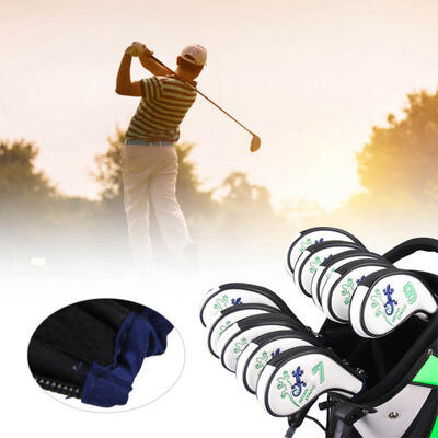 Greensen 10PCS PU Golf Iron Head Covers Club Driver Headcovers Set Zipper Opening 3 PW SW AW
Greensen 10PCS PU Golf Iron Head Covers Club Driver Headcovers Set Zipper Opening 3 PW SW AW