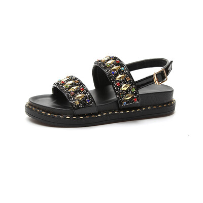 Sandals women 2019 summer new Korean version of Joker toe word with fairy shoes flat thick bottom net red sandals
Sandals women 2019 summer new Korean version of Joker toe word with fairy shoes flat thick bottom net red sandals