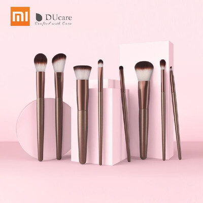 Xiaomi DUcare Makeup Brushes Sets 8pcs Professional Powder Foundation Eyeshadow Brush Set With PU Cosmetic Bag Beauty Essentials