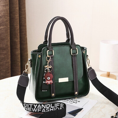Womens bag 2019 summer new Korean fashion ladies big bag PU leather shoulder bag cross-border