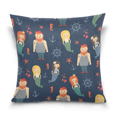 ALAZA Throw Pillow Cover 16 X 16 inch Christmas Gift Cushion Cover with Girls With Sailor Printed Pillowcase
ALAZA Throw Pillow Cover 16 X 16 inch Christmas Gift Cushion Cover with Girls With Sailor Printed Pillowcase