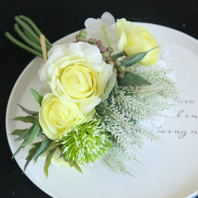 Gobestart Artificial Rose Flower Peony Flower Leaves Bridal Bouquet Wedding Home Decor
Gobestart Artificial Rose Flower Peony Flower Leaves Bridal Bouquet Wedding Home Decor