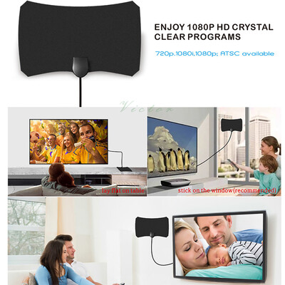 〖Follure〗HDTV ATSC DVB Universal DTMB Thin Film Indoor Digital Television Flat Antenna
〖Follure〗HDTV ATSC DVB Universal DTMB Thin Film Indoor Digital Television Flat Antenna