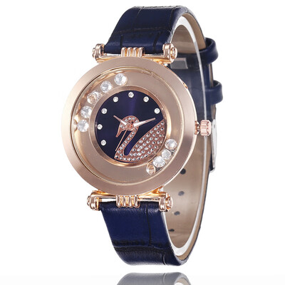 Fashion ladies watch swan drift sand diamond leather strap popular quartz watch
Fashion ladies watch swan drift sand diamond leather strap popular quartz watch