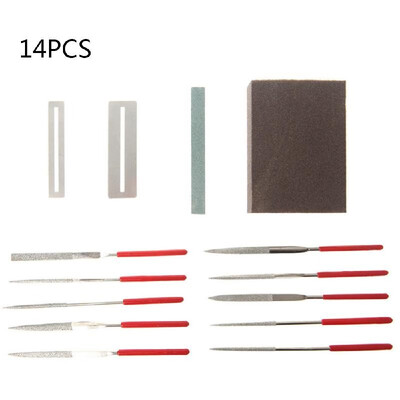 14PcsSet Guitar Fret Repairing Tool Set Guitar Instrument Repair Tool Kit Grinding Stone Sponge Frets Nut File Set
14PcsSet Guitar Fret Repairing Tool Set Guitar Instrument Repair Tool Kit Grinding Stone Sponge Frets Nut File Set