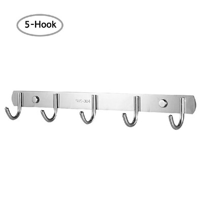 Stainless Steel Hook Rack Coat Hook Rack Wall Mounted SUS304 Brushed Hook Rail Hat Hook Rack
Stainless Steel Hook Rack Coat Hook Rack Wall Mounted SUS304 Brushed Hook Rail Hat Hook Rack