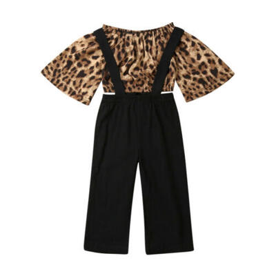 Toddlers Baby Girl 2PCS Autumn Clothes Set Leopard TopsBib Pants Cotton Outfit
Toddlers Baby Girl 2PCS Autumn Clothes Set Leopard TopsBib Pants Cotton Outfit