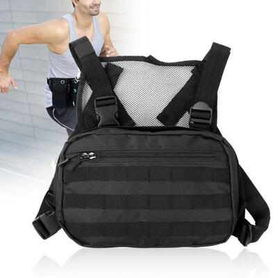 Greensen 600D Oxford Cloth Outdoor Black Chest Front Adjustable Tactic Pocket Holster Harness Carry Bag
Greensen 600D Oxford Cloth Outdoor Black Chest Front Adjustable Tactic Pocket Holster Harness Carry Bag