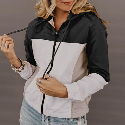 Tailored Womens Autumn Zipper Long Sleeve Multi-Color Stitching Casual Hooded Sweater
Tailored Womens Autumn Zipper Long Sleeve Multi-Color Stitching Casual Hooded Sweater