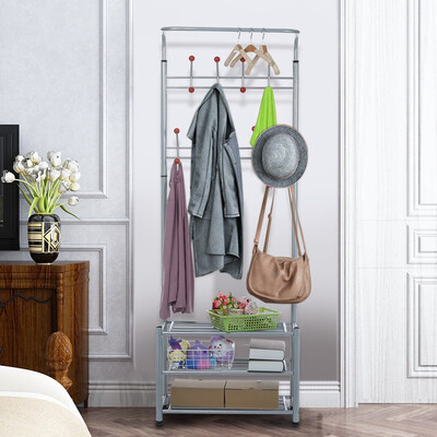 Siaonvr Metal Entryway Coat Shoe Rack 3-Tier Shoe Bench With Coat Hat Umbrella Rack
Siaonvr Metal Entryway Coat Shoe Rack 3-Tier Shoe Bench With Coat Hat Umbrella Rack