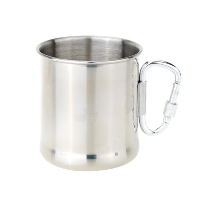250ml Stainless Steel Mug with Foldable Self-lock Carabiner Handle Folding Handle Cup
250ml Stainless Steel Mug with Foldable Self-lock Carabiner Handle Folding Handle Cup