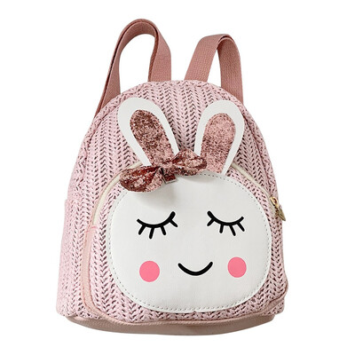 Children Kids Fashion Girls Rabbit Straw Shoulder Handbag Backpack Casual Bags 
Children Kids Fashion Girls Rabbit Straw Shoulder Handbag Backpack Casual Bags