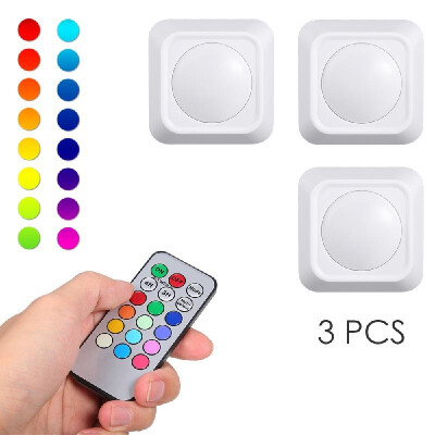 45V 1W RGB Color Changing LED Puck Lights 3 Pack Battery Powered Operated with Remote Control Controller Timer Time Setting Timi
45V 1W RGB Color Changing LED Puck Lights 3 Pack Battery Powered Operated with Remote Control Controller Timer Time Setting Timi