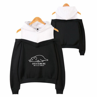 Tailored Women Off Shoulder Lazy Cat Print Loose Hooded Sweatshirt Fake Two-Piece Blouse
Tailored Women Off Shoulder Lazy Cat Print Loose Hooded Sweatshirt Fake Two-Piece Blouse