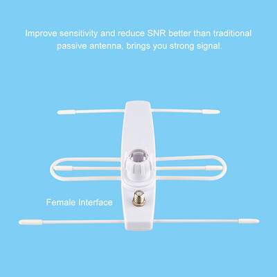 TV-023 Universal Indoor Outdoor HDTV Digital TV Antenna 30-50 Miles Range Active Directional Antenna 28dBi High Gain Strong Signal
TV-023 Universal Indoor Outdoor HDTV Digital TV Antenna 30-50 Miles Range Active Directional Antenna 28dBi High Gain Strong Signal