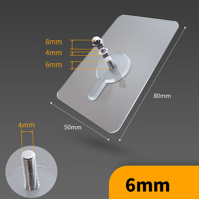 Toponeto Nail Free Wall Hook Screw Adhesive Non-Trace No Drilling for Bathroom Kitchen
Toponeto Nail Free Wall Hook Screw Adhesive Non-Trace No Drilling for Bathroom Kitchen