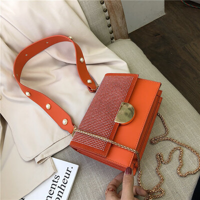 Qiao Bani 2019 new Korean chic fashion studded flip bag shoulder slant diagonal trend handbags a generation
Qiao Bani 2019 new Korean chic fashion studded flip bag shoulder slant diagonal trend handbags a generation