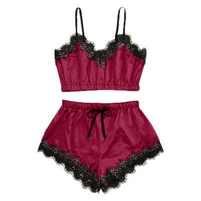 Toponeto Women Sleepwear Sleeveless Strap Nightwear Lace Trim Satin Cami Top Pajama Sets
Toponeto Women Sleepwear Sleeveless Strap Nightwear Lace Trim Satin Cami Top Pajama Sets
