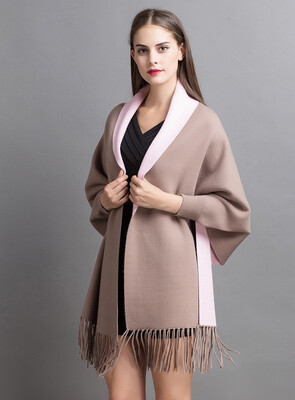 Womens autumnwinter 2018 new dress double cape shawl loose mid-length cardigan jacket womens sweater
Womens autumnwinter 2018 new dress double cape shawl loose mid-length cardigan jacket womens sweater