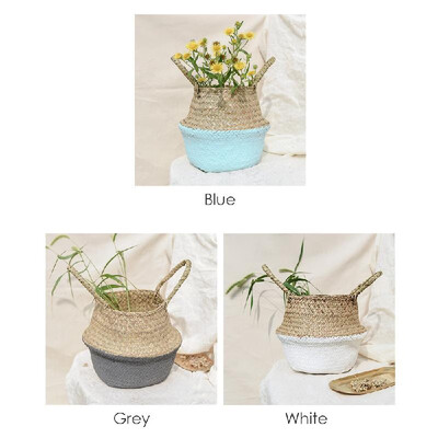 Home Decorative Natural Seagrass Wicker Basket Portable Handwoven Folding Flower Pot
Home Decorative Natural Seagrass Wicker Basket Portable Handwoven Folding Flower Pot