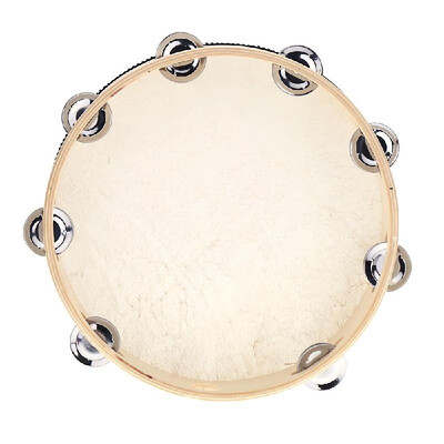 10" Hand Held Tambourine Drum Bell Birch Metal Jingles Percussion Musical Educational Instrument for KTV Party Kids Games
10" Hand Held Tambourine Drum Bell Birch Metal Jingles Percussion Musical Educational Instrument for KTV Party Kids Games