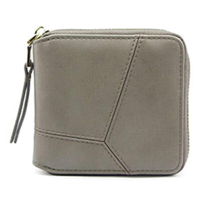 Simple Square Lady Wallet Short Paragraph Zipper Small Wallet Mini Card Holder Purse
Simple Square Lady Wallet Short Paragraph Zipper Small Wallet Mini Card Holder Purse