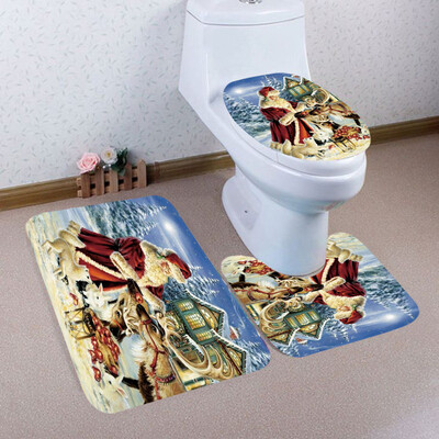 Tailored 3PCS Christmas Bathroom Non-Slip Pedestal Rug Lid Toilet Cover Bath Mat Set
Tailored 3PCS Christmas Bathroom Non-Slip Pedestal Rug Lid Toilet Cover Bath Mat Set