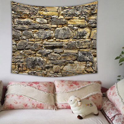Gobestart Retro Brick Print Print Home Tapestry Wall Hanging Wall Decoration 150x130cm
Gobestart Retro Brick Print Print Home Tapestry Wall Hanging Wall Decoration 150x130cm