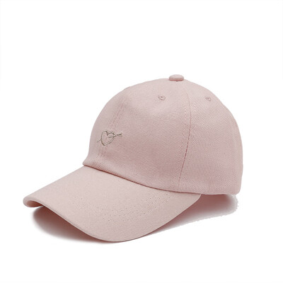 Hat lady Korean version of summer sunshade cap simple embroidered baseball cap outdoor leisure sports 100 duck tongue cap tide