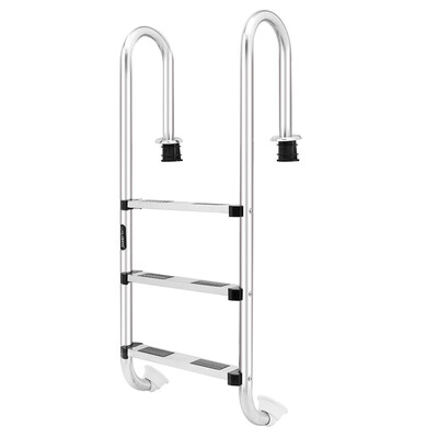 In Ground Swimming Pool Ladder Heavy Duty 3Step System Entry Non-slip Footstep
In Ground Swimming Pool Ladder Heavy Duty 3Step System Entry Non-slip Footstep
